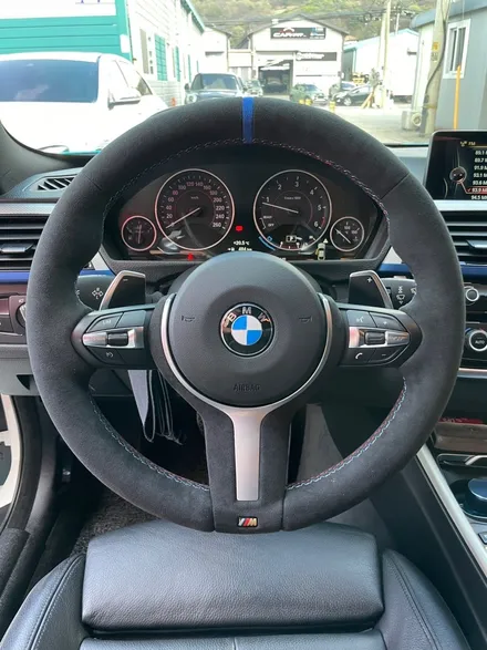 bmw m핸들 알칸타라 작업 (더핸들) / 남양주 별내면