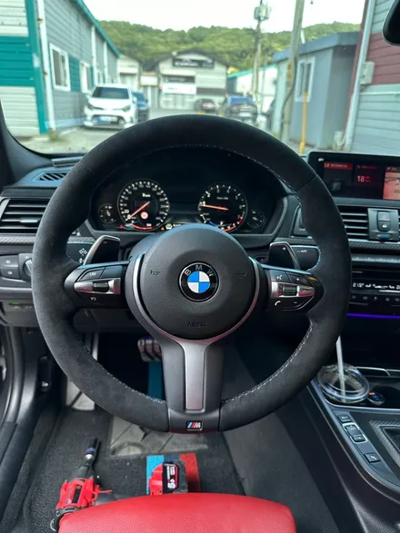 더핸들 bmw m핸들 알칸타라작업 / 남양주 별내면