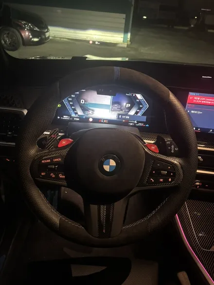 더핸들 bmw x5 m60i g05 핸들가죽튜닝 / 남양주 별내면