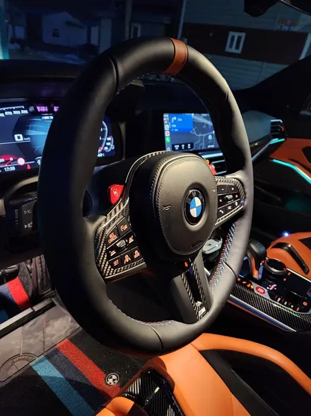 더핸들 bmw m3 g80 핸들가죽교체 작업 / 남양주 별내면