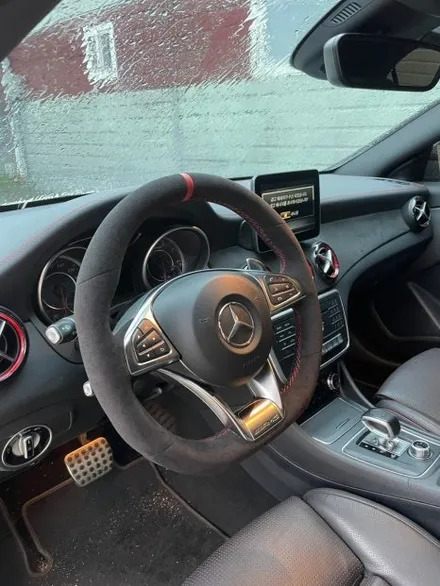 [더핸들]벤츠 CLA 45 AMG 4MATIC C117 순정 알칸타라 핸들 오염·손상 → 신품급 복원 작업기 / 남양주 별내면