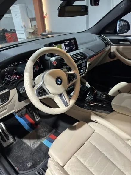 [더핸들]BMW X4 M40i xDrive G02 핸들 컬러변경 가죽교체 작업 / 남양주 별내면