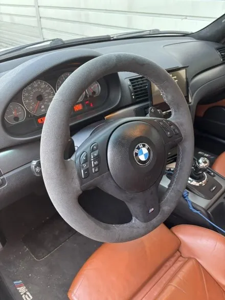[더핸들] BMW M3 E46 핸들가죽교체 샤무드@ 작업 – 다크그레이 감성 업그레이드! / 남양주 별내면
