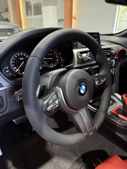 [더핸들] BMW 430i F33 핸들가죽교체 복원작업 – 순정 감성 그대로 완벽 복원 / 남양주 별내면