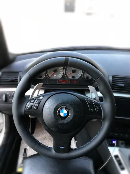 더핸들 bmw m3 e46 핸들작업/핸들가죽교체/핸들복원/핸들튜닝/핸들알칸타라/핸들샤무드/디컷핸들/우드핸들/핸들가죽복원 / 남양주 별내면