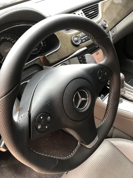 더핸들 벤츠 cls 63amg w219 핸들가죽복원/핸들복원/핸들가죽교체/핸들튜닝 / 남양주 별내면