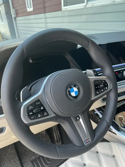 bmw x7 g07 핸들베이지 가죽교체 (더핸들) / 남양주 별내면