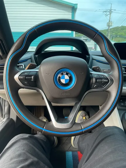 bmw i8 핸들 베이지가죽교체 “더핸들” / 남양주 별내면