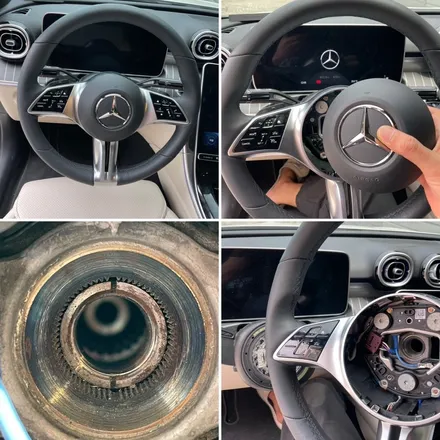 벤츠c클래스 c300 w206핸들가죽교체 [더핸들] / 남양주 별내면