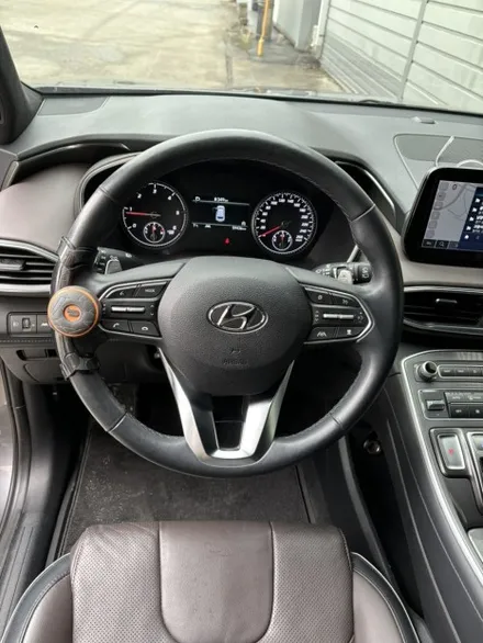 더핸들 싼타페tm 핸들가죽교체 복원작업 / 남양주 별내면