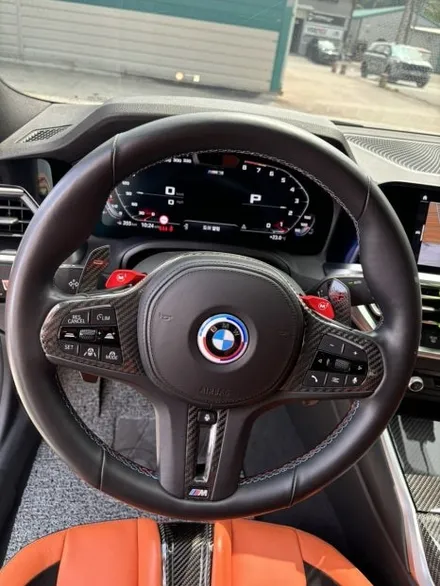더핸들 bmw m3 g80 핸들알칸타라 작업 / 남양주 별내면