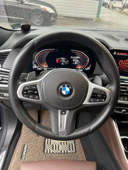 더핸들 bmw x6 40d g06 핸들 알칸타라 작업 / 남양주 별내면