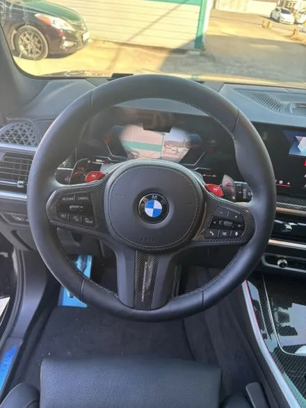 더핸들 bmw x5 m60i g05 핸들가죽튜닝 / 남양주 별내면