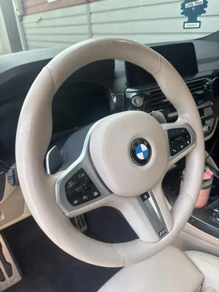 더핸들 bmw x4 g02 베이지핸들 가죽교체 복원작업 / 남양주 별내면