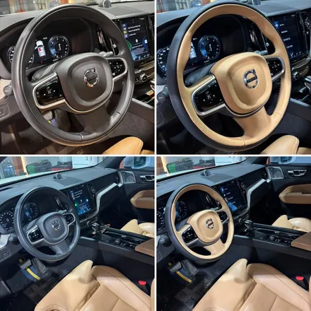 [더핸들] 볼보 XC60 핸들 컬러변경 가죽교체 작업 / 남양주 별내면
