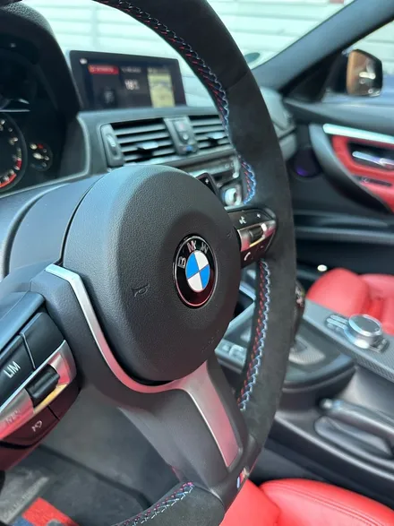 더핸들 bmw m핸들 알칸타라작업 / 남양주 별내면
