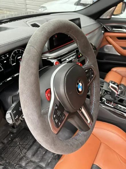 더핸들 bmw m5 f90 핸들 알칸타라 작업 / 남양주 별내면