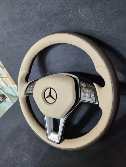 [더핸들]벤츠 GLK 220 CDI X204 핸들 가죽 교체 - 링 투톤 스타일 작업기 / 남양주 별내면