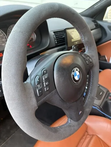 [더핸들] BMW M3 E46 핸들가죽교체 샤무드@ 작업 – 다크그레이 감성 업그레이드! / 남양주 별내면