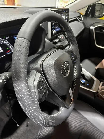 [더핸들]도요타 RAV4 5세대핸들 가죽교체 복원 작업! / 남양주 별내면