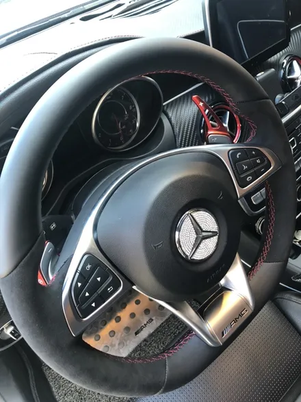 벤츠 a클래스 a43 amg 핸들가죽교체 작업^^ / 남양주 별내면