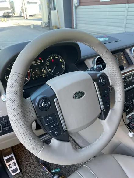 더핸들 랜드로버 디스커버리4 핸들가죽교체 작업 / 남양주 별내면