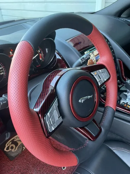 재규어 f-type 핸들가죽교체 (더핸들) / 남양주 별내면