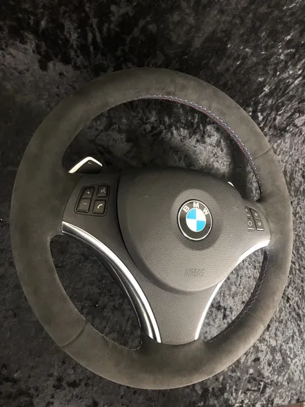 bmw 핸들 알칸타라 작업 및 가죽교체 작업 / 남양주 별내면