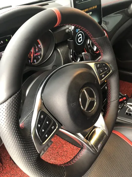 벤츠핸들 복원!! 벤츠 cla 45amg 핸들가죽교체 복원작업입니다. / 남양주 별내면