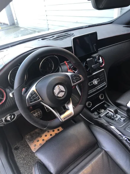 벤츠 a클래스 a43 amg 핸들가죽교체 작업^^ / 남양주 별내면
