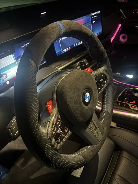 더핸들 bmw x5 m60i g05 핸들가죽튜닝 / 남양주 별내면