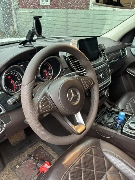 벤츠 GLS 500 X166 핸들가죽 복원 교체 작업 – 더핸들 / 남양주 별내면
