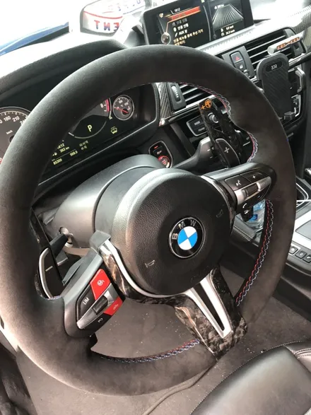 더핸들 bmw m4 f82 핸들알칸타라 작업 / 남양주 별내면