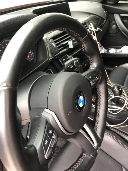 더핸들 bmw m3 f80 핸들알칸타라 작업 / 남양주 별내면