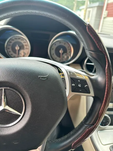 더핸들 벤츠 slk r172 핸들가죽교체 베이지핸들 작업 / 남양주 별내면