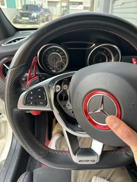 더핸들 벤츠 a45amg w176 핸들가죽교체 / 남양주 별내면