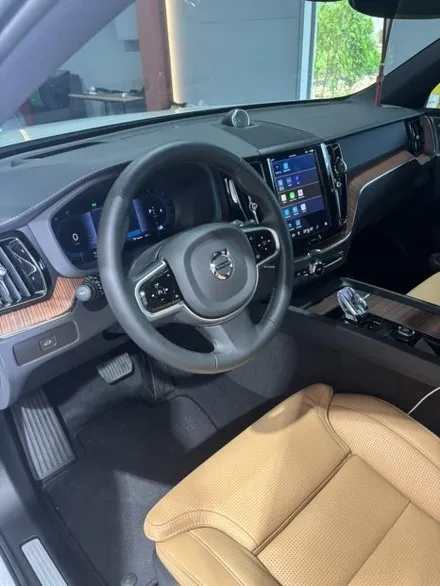 볼보 XC60 핸들 엠버 브라운 가죽 컬러변경 가죽교체 작업 | 더핸들 / 남양주 별내면
