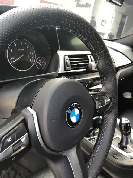 더핸들 bmw f10 f30 m핸들 가죽교체,가죽복원,알칸타라 작업 / 남양주 별내면