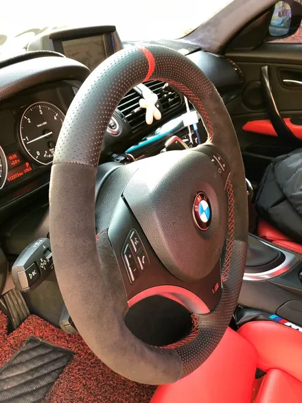 더핸들 bmw 120d 핸들작업/핸들가죽교체/핸들복원/핸들샤무드/핸들알칸타라/핸들튜닝/핸들가죽복원/우드핸들/디컷핸들 / 남양주 별내면
