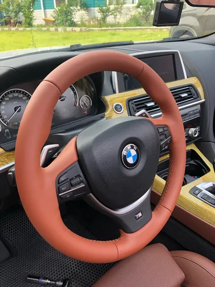 더핸들 bmw 650i f12 핸들작업/핸들가죽교체/핸들복원/핸들알칸타라/핸들가죽복원/핸들샤무드/핸들튜닝/우드핸들/디컷핸들/알칸타라핸들/샤무드핸들 / 남양주 별내면