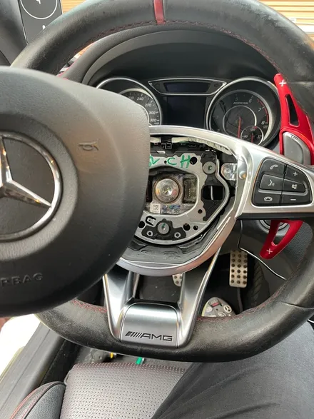 벤츠 cla45amg c117 핸들가죽교체,복원 / 남양주 별내면