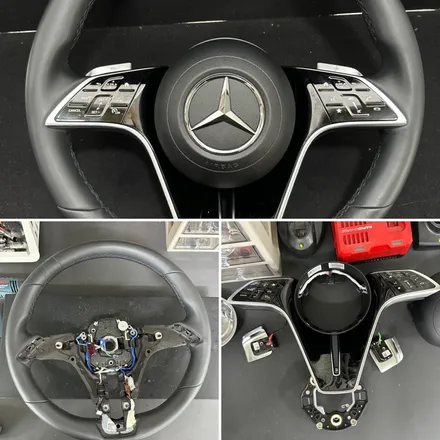 벤츠 e350 w213 핸들가죽교체복원 핸들봉 자국복원 [더핸들] / 남양주 별내면