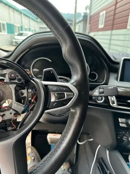 더핸들 bmw x6 f16 핸들가죽교체 작업 / 남양주 별내면