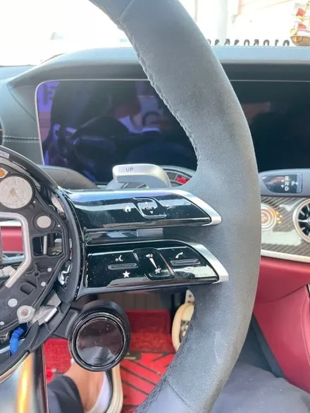 더핸들 벤츠 cls 53amg 핸들알칸타라 작업 잠자리핸들! / 남양주 별내면