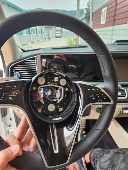 더핸들 벤츠 gle 450 w167 베이지핸들 작업 / 남양주 별내면
