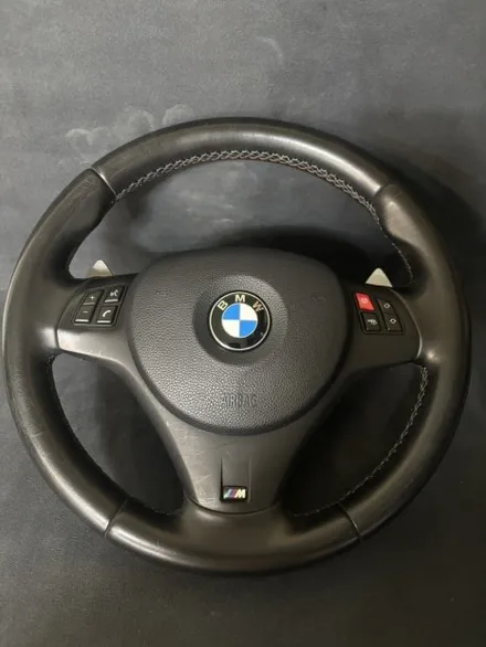 [더핸들]BMW M3 E92 핸들가죽교체 알칸타라 + M 삼색 스티치 작업 / 남양주 별내면