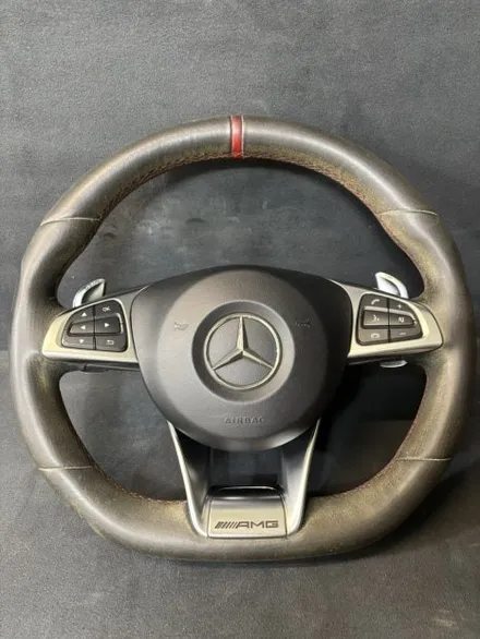 [더핸들]벤츠 CLA45 AMG 4MATIC C117 핸들가죽교체 복원작업 / 남양주 별내면