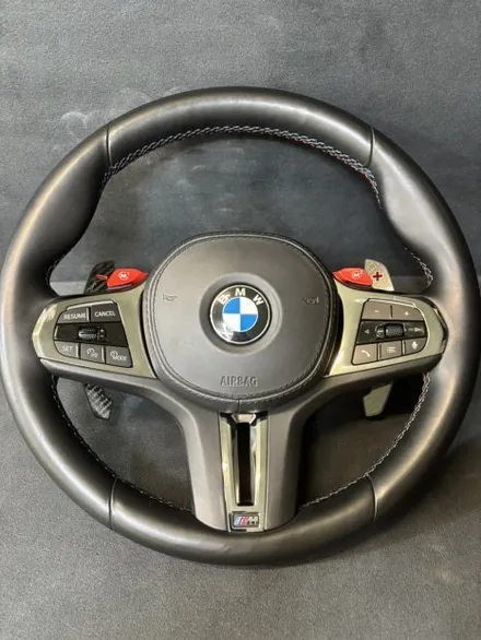[더핸들]BMW XM G09 핸들 가죽교체 | 알칸타라 + 삼색 스티치 작업 / 남양주 별내면
