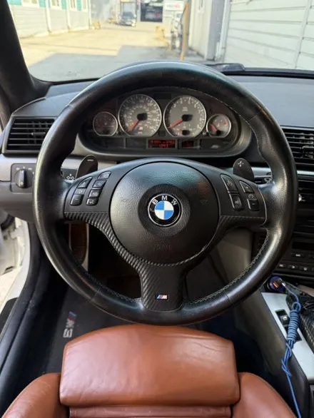 [더핸들] BMW M3 E46 핸들가죽교체 샤무드@ 작업 – 다크그레이 감성 업그레이드! / 남양주 별내면