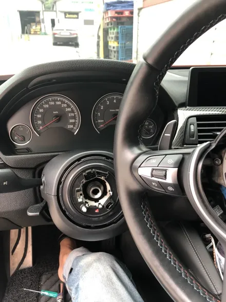 더핸들 bmw m3 f80 핸들알칸타라 작업 / 남양주 별내면